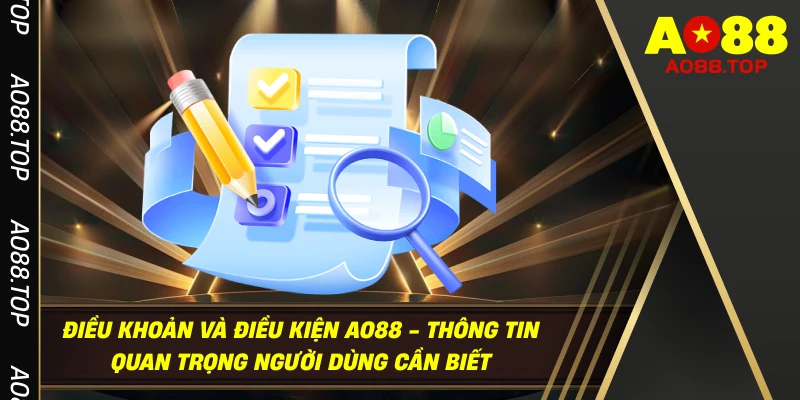 Điều Khoản Và Điều Kiện AO88 - Thông Tin Quan Trọng Người Dùng Cần Biết