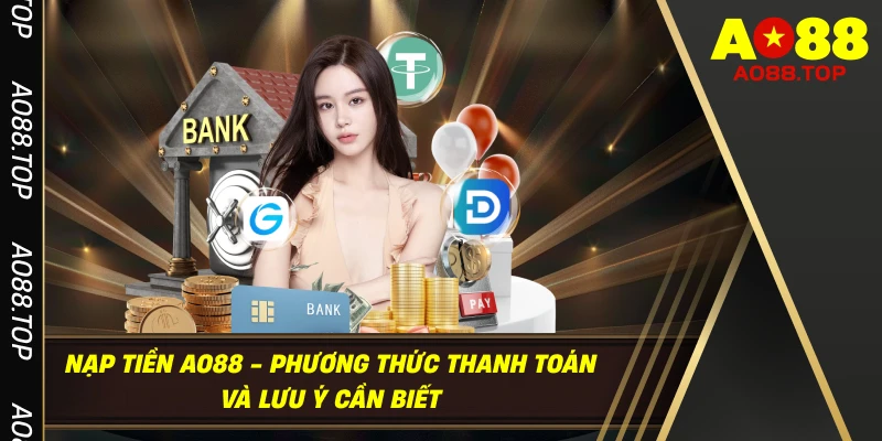 Nạp Tiền AO88 - Phương Thức Thanh Toán Và Lưu Ý Cần Biết